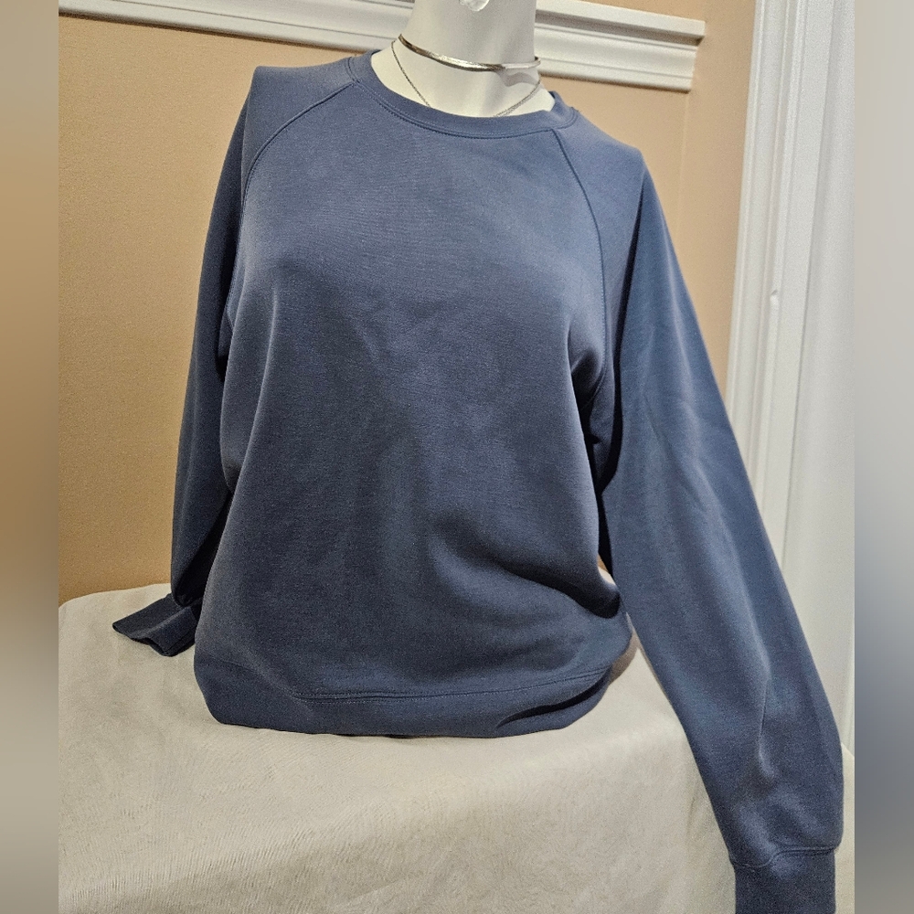 Contemporaine Collection Par Simons | Blue Crew Neck Sweater Size S